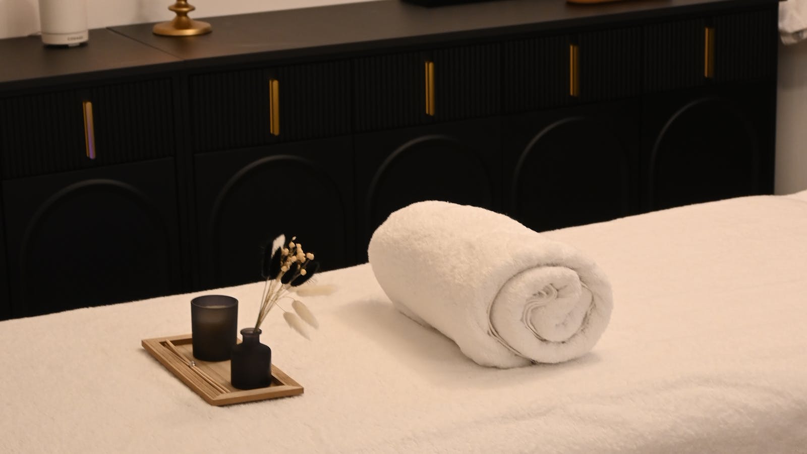Wellness spa treatment room
